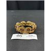 Image 1 : Vintage Hinged Rhinestone Cuff Bangle Nice!