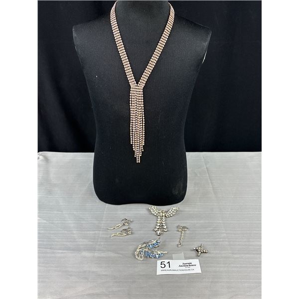Very Nice Rhinestone Jewelry Lot