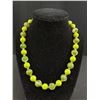 Image 2 : Signed Triad Celluloid Bead Necklace