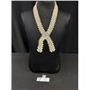Image 1 : PARTS Runway Fashion Pearl Necklace Statement Piece!