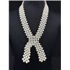 Image 2 : PARTS Runway Fashion Pearl Necklace Statement Piece!