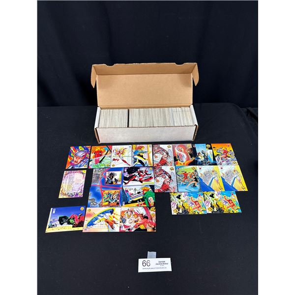 Long Box of Collector Trading Cards, Valient Era and Deathmate