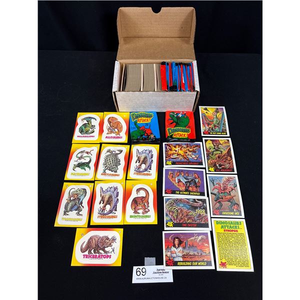 2 Sets of Dino Attack Trading Cards