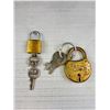 Image 3 : Lot of Small Padlocks with Keys