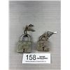 Image 1 : Lot of 2 Old Padlocks with Keys