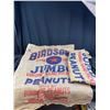 Image 1 : Lot of 2 Burlap Sacks with Good Advertising Jumbo Peanuts