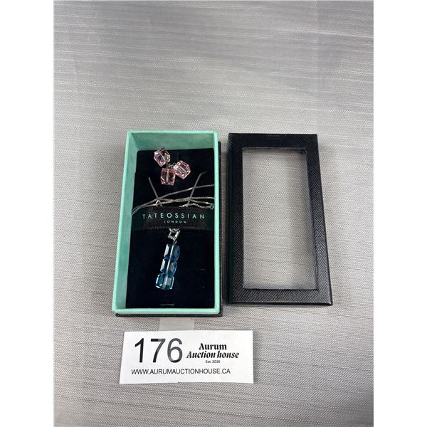 Designer Tate Ossian London Sterling Necklace