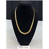 Image 1 : Vintage Gold Tone Braided necklace