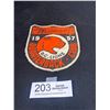 Image 3 : Hard to find 1957 BC Lions Woodwards Quaterback Club Patch