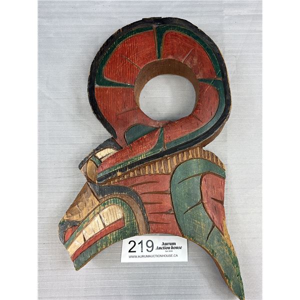 Vintage West Coast Native Salish Carving Signed Willie Dick