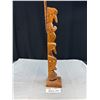 Image 2 : 16" Tall 11" Wide West Coast Native Hand Carved Totem Pole