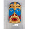 Image 1 : Vintage West Coast Native 11" Tall 7.5" Wide Nicely Carved and Painted Native Mask