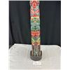Image 3 : Very Old 33" Tall West Coast Native Totem Pole With Nice Colours and Detail Very Nice
