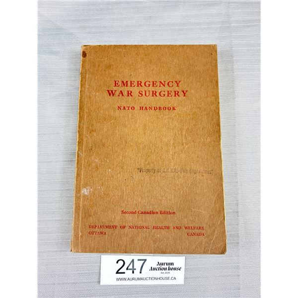 Emergency War Surgery "NATO" Handbook 1963