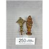 Image 1 : 2 1920's-30's Lamp Finials/Toppers