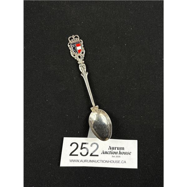 Nice .800 Silver + Enamel "Salzburg" Spoon