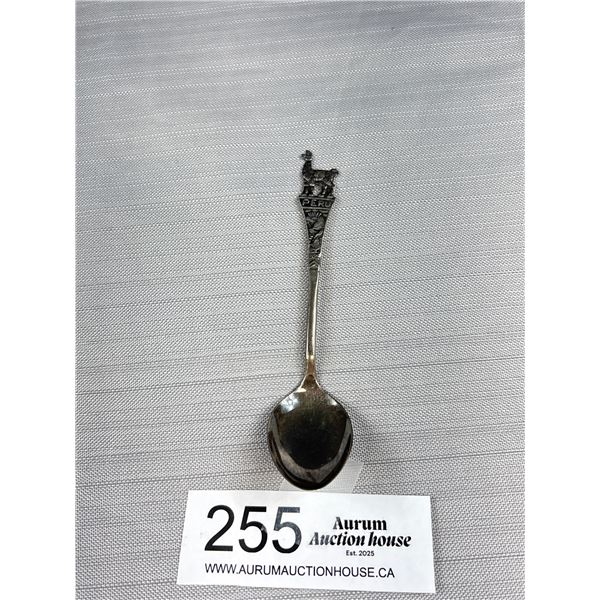 (.925) Sterling "Peru" Llama Spoon