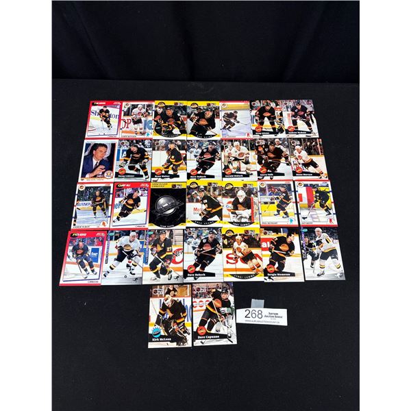 30 Older (1990's) Vancouver Canucks Hockey Cards