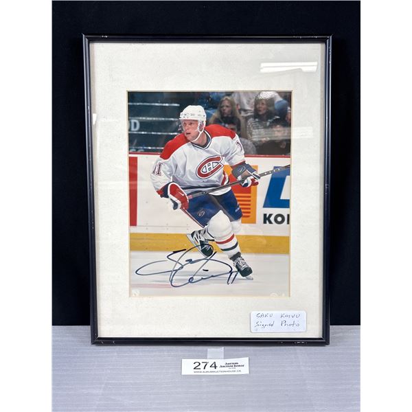 8"x 10" NHL Saku Koivu Signed Photo