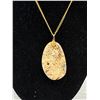 Image 3 : Fossil Stone Pendant w/ Chain Necklace
