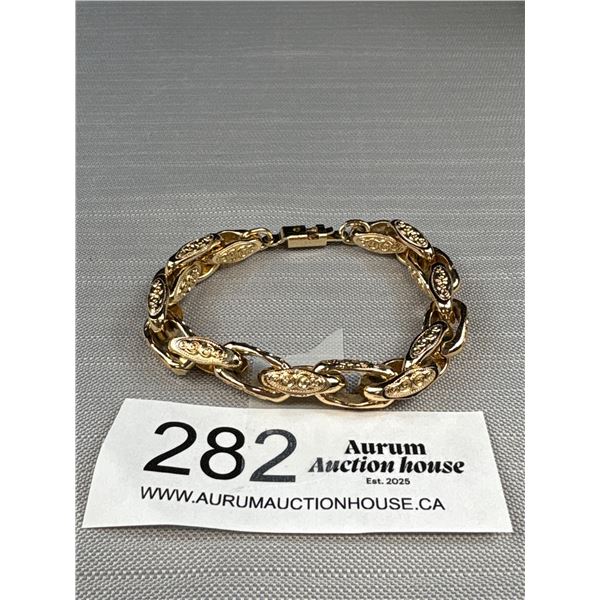 Gold Plated Links Bracelet