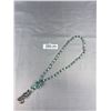 Image 3 : Heavy Glass + Crystal Beads Necklace