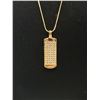 Image 2 : Signed Guess Gold Plated Pendant w/ Chain Necklace
