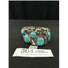 Image 3 : Silver Plated Turquoise Stretch Bracelet