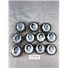 Image 1 : Lot of 11 Team of the Century Hockey Pucks w/ Player Photos on Top 1972 Team Canada