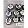 Image 3 : Lot of 11 Team of the Century Hockey Pucks w/ Player Photos on Top 1972 Team Canada