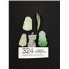Image 1 : Lot of Jade Pendants - Horn, Buddhas