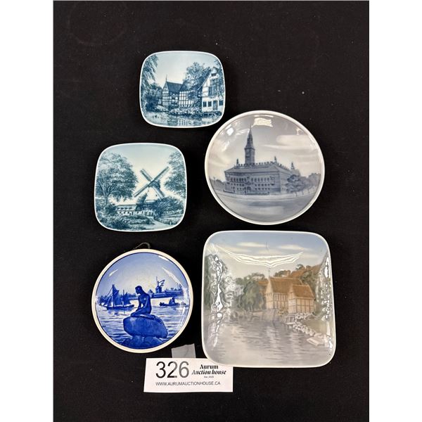Mid Century Mini Decorative Plates - Made in Denmark