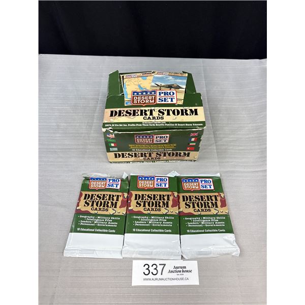 1991 Desert Storm Pro Set Cards in Box