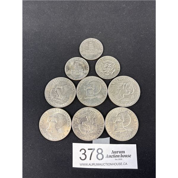 Lot of Old US $1 and 50 Cent Coins