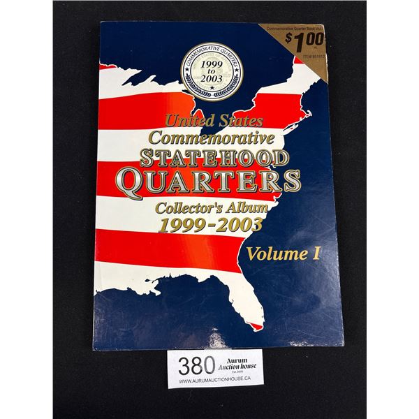 United States Statehood Quarter Book Full + Extra Quarters