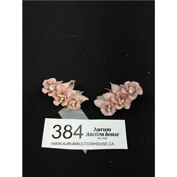 C.1950s Carmen Style Lucite Earrings