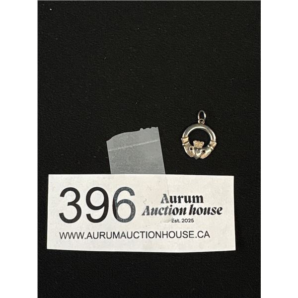 Antique Made in England Signed Sterling .925 Claddah Pendant