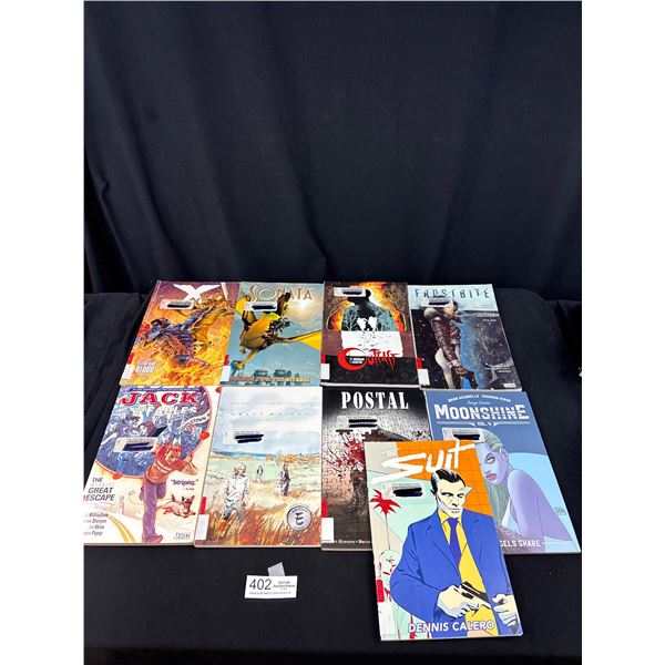 Lot of 9 Large Comic Books