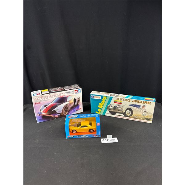 Sealed XK140 Jaquar Model + Astralster Model + Diecast Car