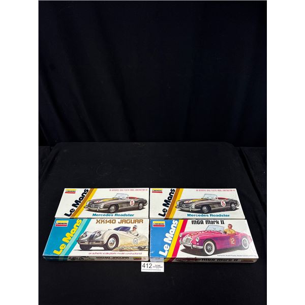 Lot of 4 Le Mans Vintage Models, Still Sealed in Box