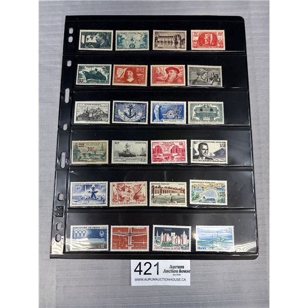 Stamps - France Mint Selection