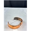 Image 2 : 2 Copper Open Cuff Bangle + Hinged One