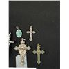 Image 3 : 4 Vintage Crosses + 1 Pendant