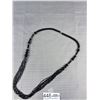 Image 3 : Vintage French Black Jet Beads Necklace