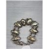 Image 3 : Vintage Silver Tone Jing Jang Links Bracelet