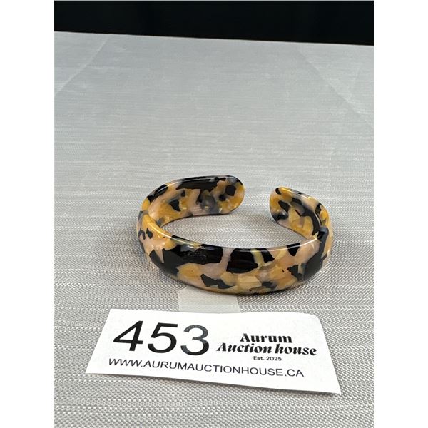 Vintage Lucite Open Cuff Bangle