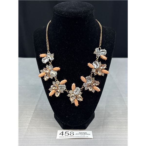 Gold Plated w/ Misc Stones Necklace