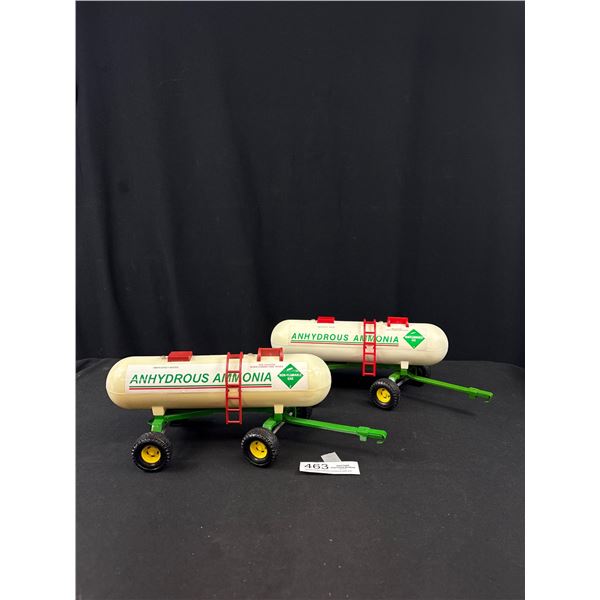 2 Ertl Tractor Trailors Ammonia Sprayers