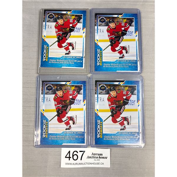 Lot of 4 Conner Bedard  Rookie Cards