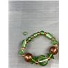 Image 2 : 2 Glass Beads Stretch Bracelets